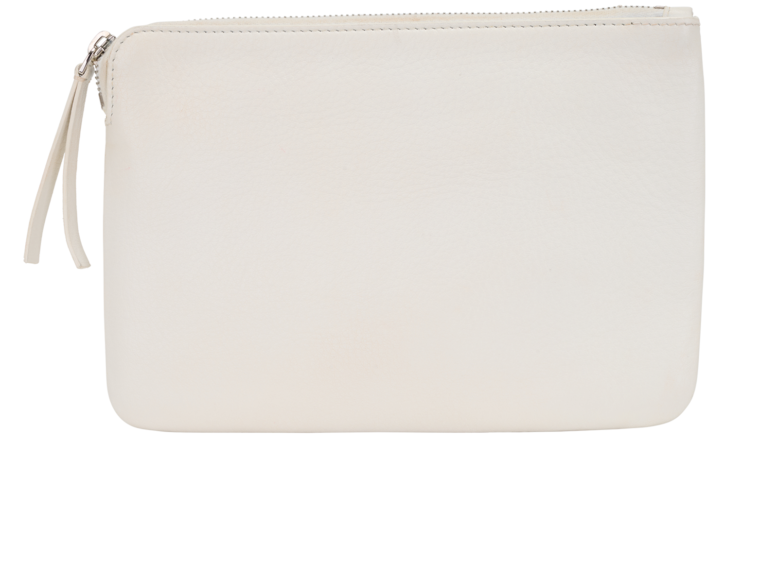 Balenciaga Everyday Pouch, &pound;190, Accessories, White, Leather, Back view